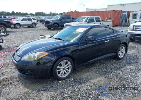 2007 Hyundai Tiburon Gs из США, поврежденный, VIN KMHHM66DX7U250462